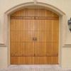 Control Remoto Personalizado de Madera para Puerta de Garaje Eléctrica de Persianas Enrollables Juego Completo Puerta Abatible Estilo Europeo Villa Puerta de Garaje de Madera Maciza
