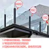 Perfil de acero inoxidable ranura para vidrio columna barandilla de escalera plataforma balcón pasamanos columna sin perforación