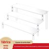Expositor branco acrílico multi-camada caixa cega modelo etapa rack de armazenamento jóias cosméticos armazenamento rack de exposição