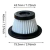 Elemento de filtro para aspiradora de coche portátil de alta potencia, potente elemento de filtro de aire para aspiradora de coche doméstica, filtro de polvo