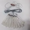 Decoración de techo para bodas, lámpara de araña de acrílico transparente con forma de gota de agua, accesorios para la decoración de la escena de la boda, luces decorativas, cadena de luces LED
