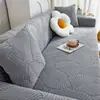 Nueva Funda de Sofá de Terciopelo Jacquard Cubierta Completa Estilo Crema Sencilla Funda de Sofá a Prueba de Polvo Cubierta Integrada Anti-Rayones Cojín de Sofá para Gatos