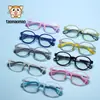 Nuevo marco de gafas de tr90 transfronterizo para hombre miopía niños moda alta gama anti-luz azul mujer marco de gafas fresco