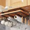 Estante para Tabla de Cortar Colgante Debajo del Gabinete Estante para Tapas de Ollas Cocina Soporte para Tabla de Cortar sin Taladro Estante de Almacenamiento para Tabla de Cortar