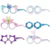 Nuevas Gafas de Papel de Frutas de Sirena del Océano Decoración de Verano para Niños Festival Accesorios para Fotos Suministros para Fiesta