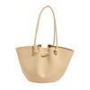 Bolsa Cesta Tote Cor Sólida para Mulheres 2026 Novo Estilo Bolsa de Ombro Tendência Moda Estilo Coreano Bolsa Balde para o Dia a Dia
