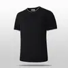 Camiseta de Punto de Manga Corta para Hombre, Rayas Simples, Falso Dos Piezas, Estilo Old Money, Seda de Hielo, Transpirable, Verano, Venta al por Mayor de Fábrica Transfronteriza