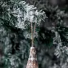 Colgante de Árbol de Navidad Más Vendido Transfronterizo Muñeco Pequeño Colgante Tejido Luminoso Sin Rostro Muñeca Decoración Navideña Escena