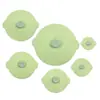 Coberturas de silicone para alimentos no atacado em estoque, à prova de poeira, tampas de silicone para panelas em duas cores, tampas de vedação hermética, tampas antiderrapantes, tampas para tigelas de cozinha