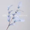 13 Peças de Decoração de Fundo com Folhas de Pomelo Arranjo Floral Arranjo de Flores Flores Artificiais Fabricante Atacado Flores Artificiais Decoração de Casamento