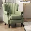 Sofá individual de dormitorio estilo americano, sala de estar sencilla, pequeño apartamento moderno de tigre, sofá de tela para balcón nórdico