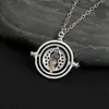 Joyería Creativa Transfronteriza Europea y Americana Serie de Collar de Reloj de Arena y Aretes de Venta Caliente Transfronteriza Cadena para Suéter