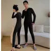 Conjunto Ayoom Otoño/Invierno 2023 Unisex Delgado Cepillado Térmico Ropa Interior Antibacteriana Capa Base Superior e Inferior