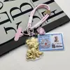 Colgante de Bolsa con Foil Dorado Cadena para Colgar en Teléfono Móvil Nuevo Llavero de My Little Pony Decoración Tienda de Transmisiones en Vivo Douyin Venta al por Mayor