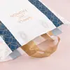 Bolsa de compras pequeña de plástico para ropa fresca de hombre y mujer, bolsa de mano para cosméticos, regalo, bolsa de plástico pe impresa de mano