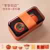Conjunto de Chá de Viagem Ruyi de Caqui suit Caqui Laranja Feio Cerâmica Portátil ao Ar Livre Xícara Expressa Portátil Um Bule Duas Xícaras