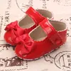 Sapatos de Bebê Atacado Outono Novo Velcro Couro Brilhante Sapatos de Princesa Sapatos de Bebê Sapatos para Crianças Pequenas 0-1 Ano D0717