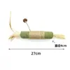 Juguete para Gatos Ratón Chirriante con Sensor Inteligente, Tacto Ligero, Sonido, Ratón de Felpa Simulado, Juguete de Autoentretenimiento para Gatos