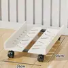 Soporte Móvil para Host de Computadora Estante de Almacenamiento para Impresora de Oficina Soporte de Almacenamiento para Caja de Escritorio Pequeña con Ruedas