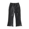 Roupas Infantis Calças de Couro para Meninas Calças Flare 2026 Primavera e Outono Estilo Coreano Calças de Couro PU para Meninas Calças Longas Atacado