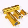 Resistores de Alumínio Dourado 10W 0.1R/2R/4R/6R/8R/10R/5K/2K4.7K Resistores de Limitação de Corrente de Carga