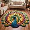 Alfombrilla de drenaje de terciopelo de cristal de girasol de colores de alta venta en comercio exterior transfronterizo, alfombrilla para el suelo de dormitorio, entrada de cocina, baño