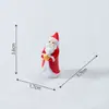 Paisaje en miniatura, adorables figuras de Santa Claus, bonitas decoraciones de bola de nieve, adornos para hacer tú mismo, accesorios para colgar, piezas decorativas pequeñas