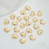 Cuentas de oro de 14 quilates con forma irregular, granos de oro, amor, bricolaje, hecho a mano, collar de perlas, accesorios, pendientes, material