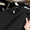Camiseta de Manga Corta Estilo Pareja Refrescante 2026 Verano Nueva Color Sólido Cuello Redondo Manga Media Secado Rápido Delgada Transpirable para Hombre