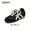 Zapatillas de Entrenamiento Negras Alemanas Aogushi Deng para Mujer 2026 Nuevo Otoño/Invierno Retro Zapatos de Tabla Deportivos de Ballet Suela Suave Zapatos Casuales
