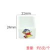 YQT Mini Cesta para Libros Cesta de Almacenamiento para Estantería DIY Pegatinas para Refrigerador Accesorios de Resina Accesorios para Maquetas de Escenas Miniatura Adornos