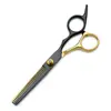 Venta al por mayor de fábrica juego de tijeras para cortar el pelo de 6 pulgadas tijeras profesionales dentadas tijeras finas para salón de belleza tijeras finas de gama media