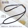 Cordón de cuello retráctil con piel amigable, tejido a mano, con colgante Wenwan dorado de moda, cuerda para hombres y mujeres, venta al por mayor