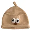 Chapéu de Bebê Coreano Ins Outono e Inverno Quente Tricotado Chapéu de Chupeta para Bebê Menino e Menina Meses Pequenos Chapéu de Lã à Prova de Vento