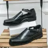 Zapatos de Cuero para Hombre Verano Transpirables Calados de Vestir para Hombre Zapatos Casuales para Hombre Sandalias Delgadas de Cuero Suave con Patrón de Cocodrilo Británico