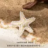 2025 Nuevo Pasador de Concha Marina Tridimensional Pinza para Flequillo de Perla de Concha Natural Accesorios para el Cabello de Estrella de Mar para Vacaciones en la Playa