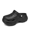 Zuecos de Suela Gruesa para Aumentar la Altura, Ropa Exterior Popular para Mujer, Oficina Antideslizante Transpirable Quirófano Puntera Medias Pantuflas para Mujer Verano