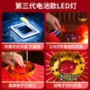 Linterna Led de Combinación Especial, Fotosensible Inteligente, Impermeable para Exteriores, Enchufe de 2m, Inalámbrica, Batería Incorporada, Luz