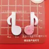 Accesorios de Resina con Gradiente de Colores Brillantes Simulados Símbolos Musicales Accesorios para el Cabello DIY Pinzas para el Cabello Accesorios de Decoración para Fundas de Teléfono Móvil