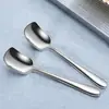 Acero Inoxidable 304 Cuchara Pequeña Cuchara de Helado de Alto Valor Cuchara de Café Cuchara de Postre para el Hogar Cuchara de Helado Venta al por Mayor
