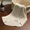 Color Sólido Estampado Tridimensional Dibujo Animado Lindo Oso Calzones de Algodón con Entrepierna de Algodón Cintura Media para Estudiantes Mujeres