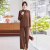 Looks Outono/Inverno 2026 para Mães, Meia-Idade e Idosos, Rejuvenescedor, Slim Fit, Elegante, Emagrecedor Conjunto de Três Peças, Peça Versátil Plus Size