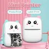 Mini Impresora Portátil Inalámbrica de Venta Caliente Transfronteriza Se Puede Conectar a Teléfono Móvil Pequeña Impresora de Fotos Autoadhesiva para el Hogar