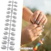 Decoraciones de Uñas Artísticas Portátiles de Color Sólido y Tallas Variadas para Niños Transfronterizas, Decoraciones de Uñas Postizas, Regalos de Vacaciones para Niños
