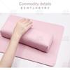 Almofada de Mão para Nail Art Transfronteiriça Conjunto de Almofadas de Mão Óleo para Unhas de Fototerapia Cola Couro PU Retangular Padrão Lichia Lavável Ferramenta Almofada