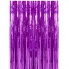 Cortina de flecos brillantes PET 1*2M transfronteriza para decoración de pared de fondo de cumpleaños, boda, fiesta al por mayor