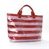 Plataforma independiente Temu nueva bolsa de mano transfronteriza impermeable PVC+lienzo para el trabajo portátil bolso de hombro bolsa de mano