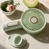 Ventilador Pequeño Portátil Nuevo y Sencillo de Tres Velocidades Recargable por USB con Base de Soporte para Teléfono Ventilador de Refrigeración de Escritorio Regalo