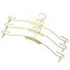 Percha de metal Beishite tienda de ropa interior percha antideslizante percha gruesa color oro rosa estante de exhibición de sujetadores clip para percha de ropa interior