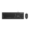 Conjunto Teclado e Mouse Fude 8200P Com Fio Jogo Escritório Casa USB Teclado de Mesa e Mouse Atacado
